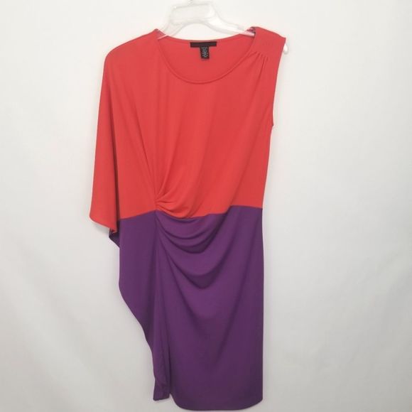 Kenneth Cole Half Cape Dress Size Small (007) - Picture 2 of 7